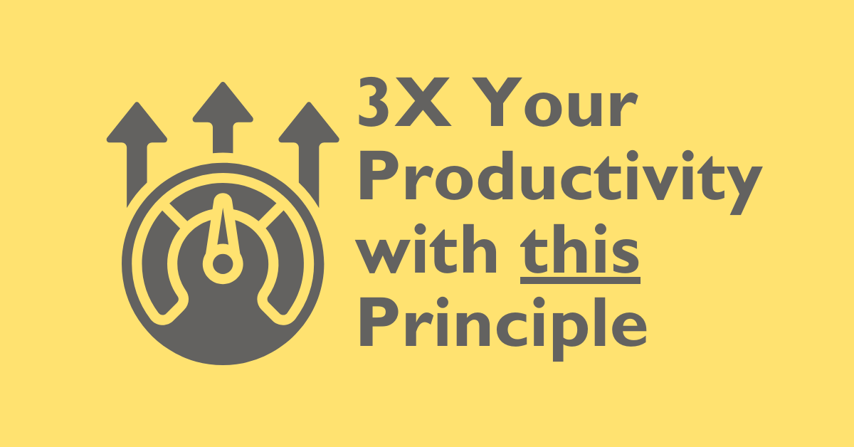 3X Your Productivity By Maximising Your Pockets of Time